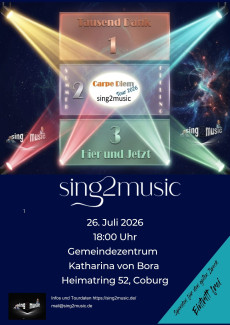Konzert sing2music Katharina von Bora 